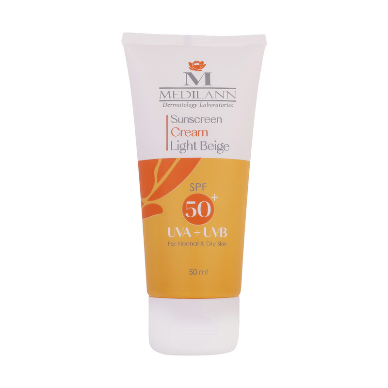 کرم ضدآفتاب رنگی مدیلن SPF50، مناسب پوست های خشک، حجم 50 میلی لیتر کرم ضدآفتاب رنگی مدیلن SPF50، مناسب پوست های خشک، حجم 50 میلی لیتر