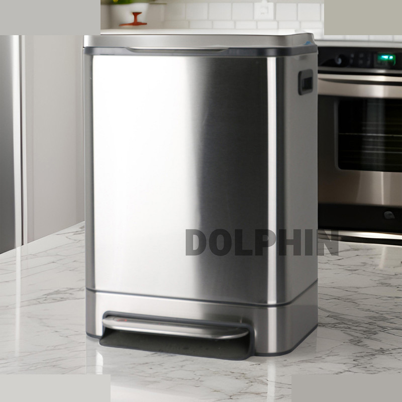 سطل زباله پدالی دلفین مدل pry-20-ltr-Nw سطل زباله پدالی دلفین مدل pry-20-ltr-Nw