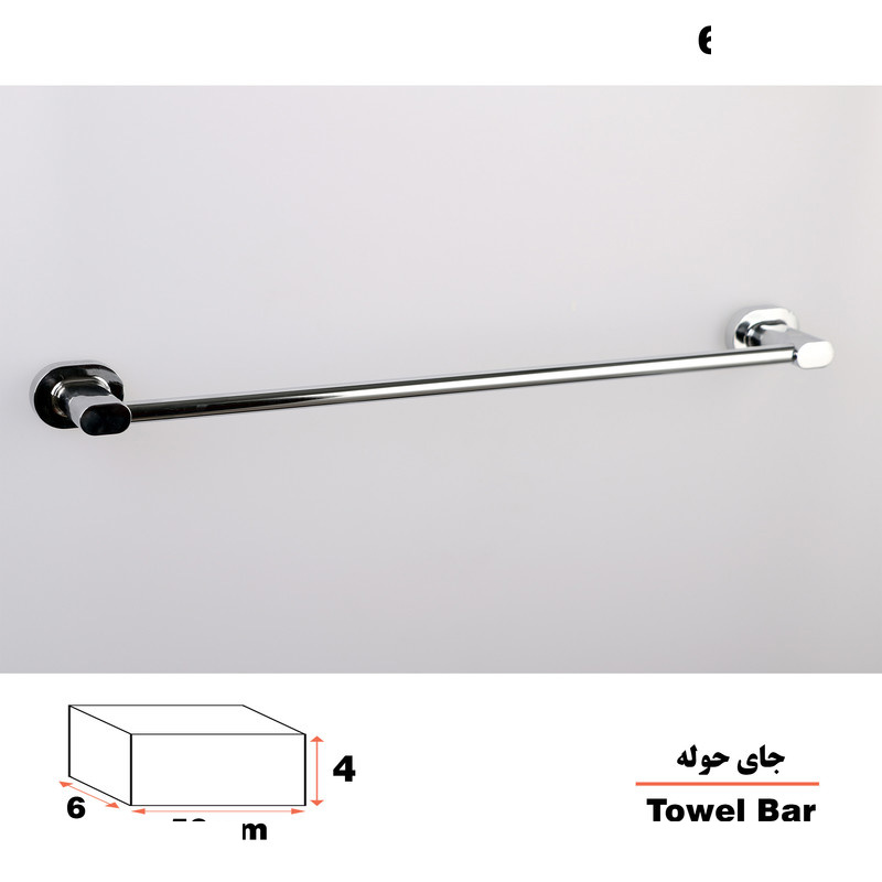 آویز حوله دلفین مدل 66 C L آویز حوله دلفین مدل 66 C L