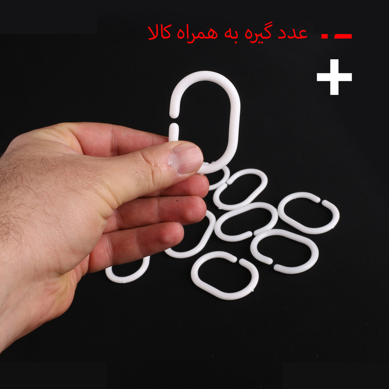 پرده حمام دلفین مدل jack-6812 سایز 180x200 سانتی متر پرده حمام دلفین مدل jack-6812 سایز 180x200 سانتی متر
