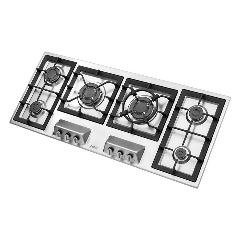 اجاق گاز صفحه ای شش شعله استیل البرز مدل S-6125 اجاق گاز صفحه ای شش شعله استیل البرز مدل S-6125