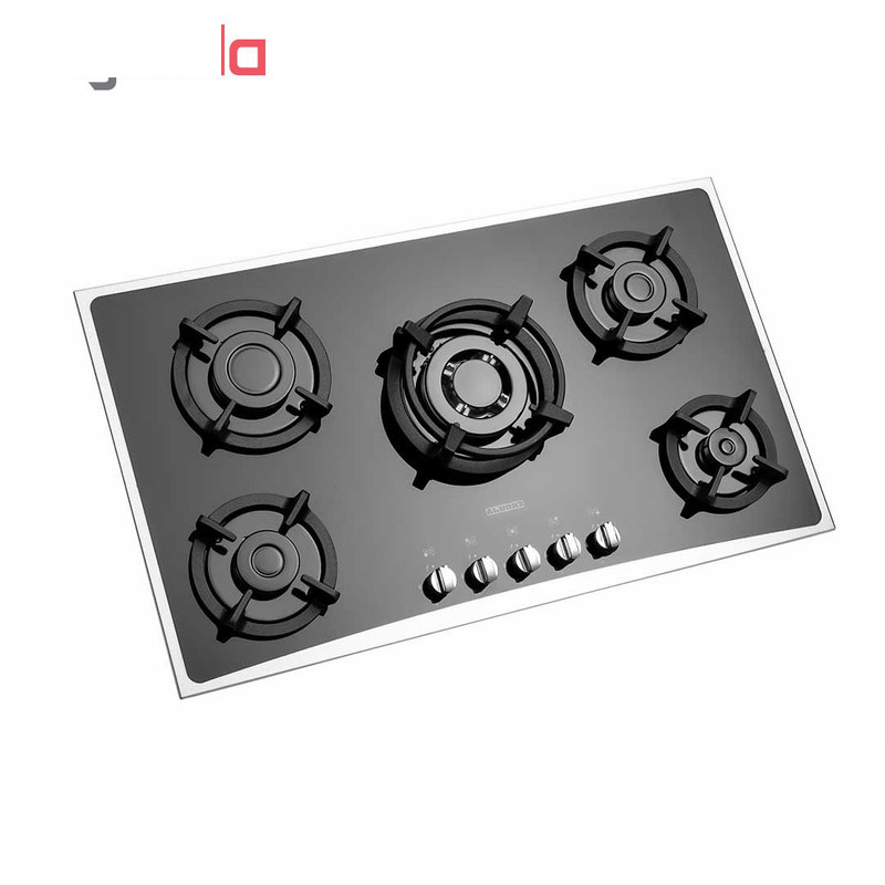 اجاق گاز صفحه ای پنج شعله استیل البرز مدل G-5954S اجاق گاز صفحه ای پنج شعله استیل البرز مدل G-5954S
