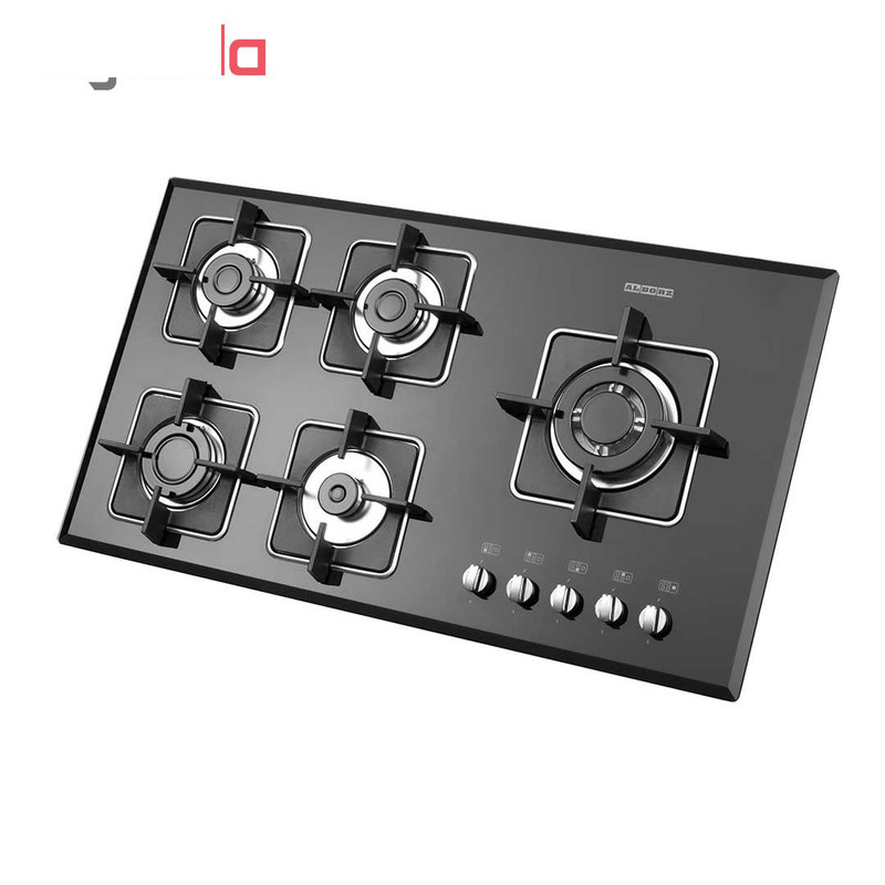 اجاق گاز صفحه ای پنج شعله استیل البرز مدل G-5959 اجاق گاز صفحه ای پنج شعله استیل البرز مدل G-5959