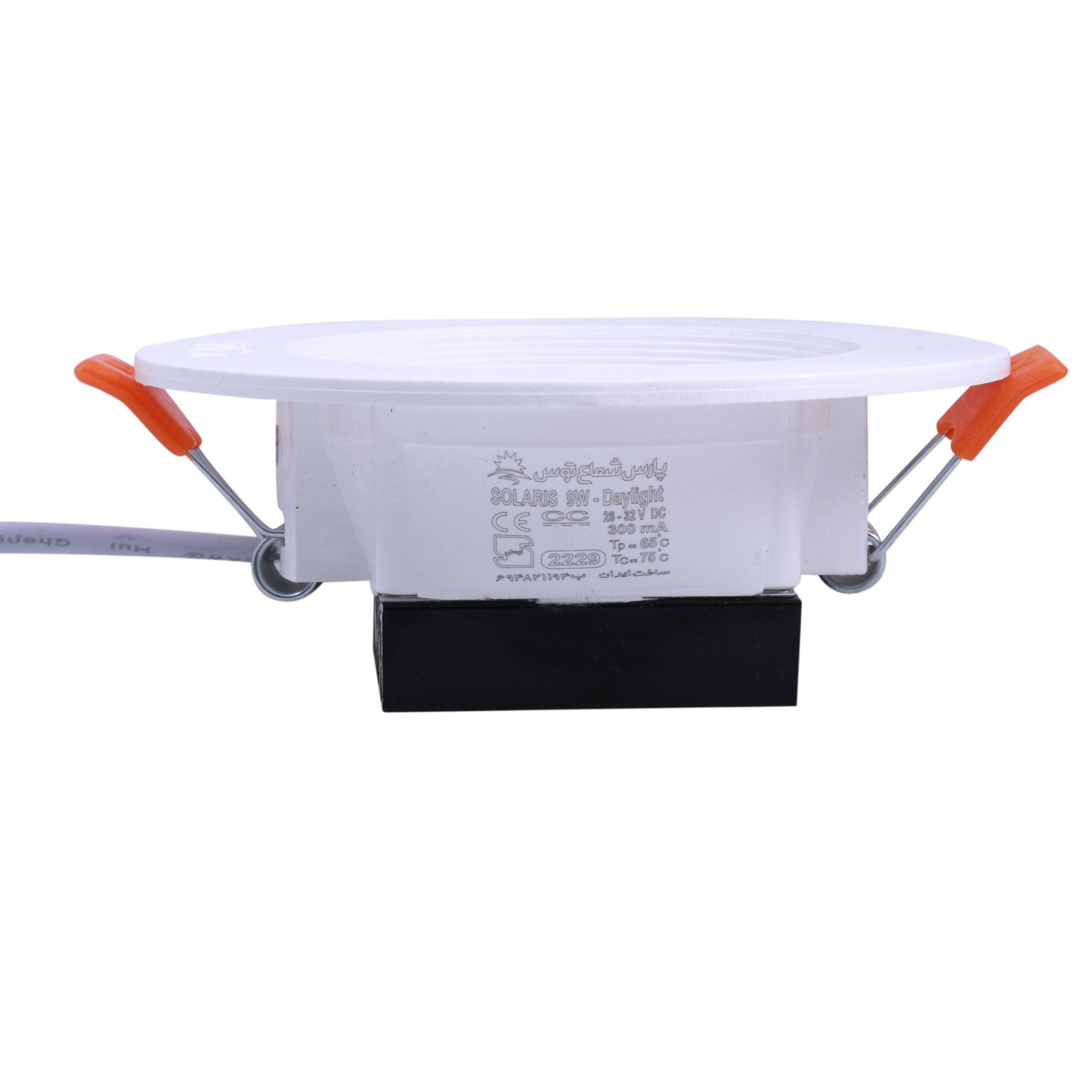 پنل ال ای دی 9 وات پارس شعاع توس مدل PT-SOL9 پنل ال ای دی 9 وات پارس شعاع توس مدل PT-SOL9
