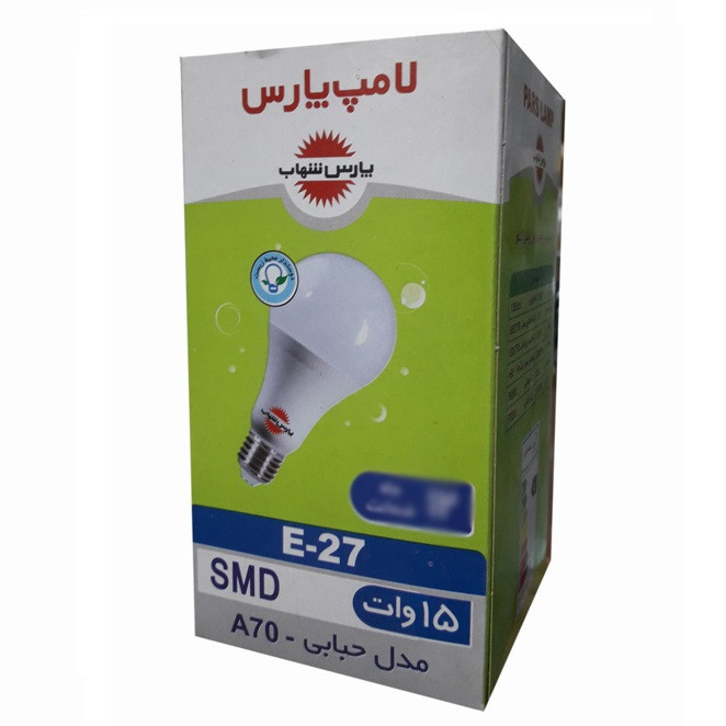 لامپ فوق کم مصرف 15 وات پارس شهاب مدل SH015 پایه E27 لامپ فوق کم مصرف 15 وات پارس شهاب مدل SH015 پایه E27