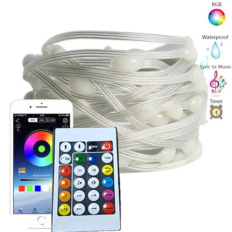 ریسه هوشمند ال ای دی مدل RGB-APP کد gh-21 طول 10 متر ریسه هوشمند ال ای دی مدل RGB-APP کد gh-21 طول 10 متر