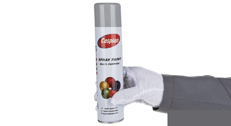 اسپری رنگ نقره ای کاسپین وزن 295 گرم اسپری رنگ نقره ای کاسپین وزن 295 گرم