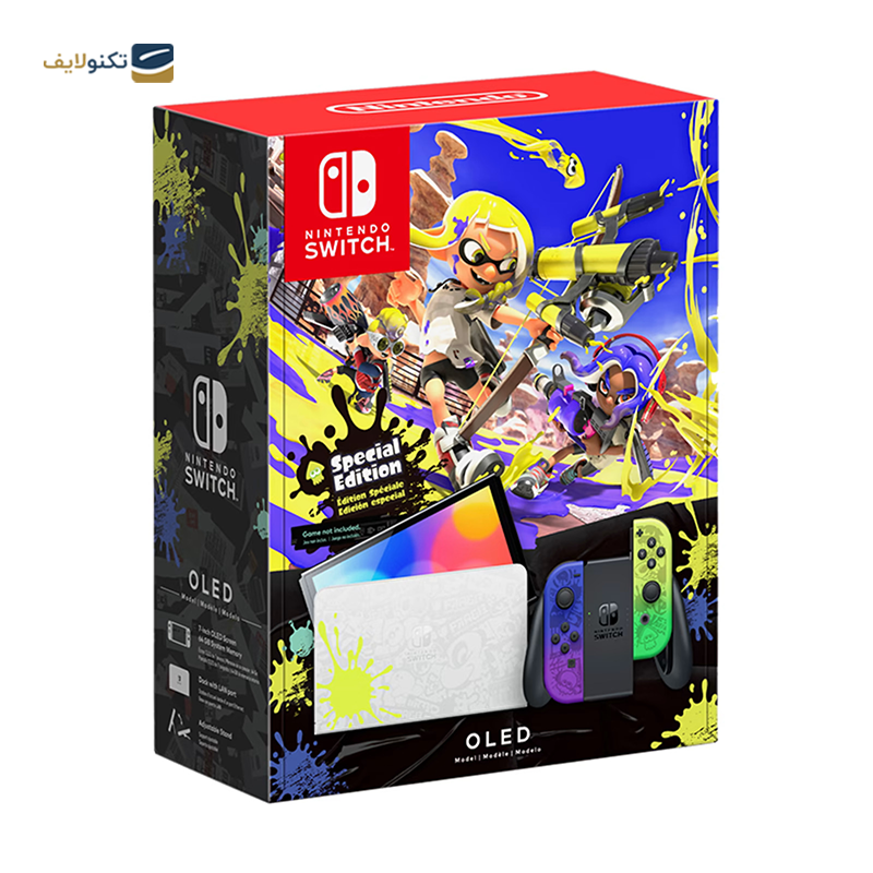 gallery-کنسول بازی نینتندو مدل Switch White OLED Splatoon 3 copy.png