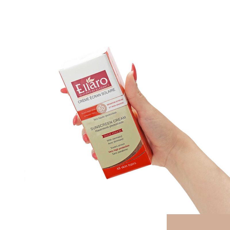 کرم ضد آفتاب رنگی الارو مدل SPF50 مناسب انواع پوست تحت لیسانس حجم 50 میلی لیتر کرم ضد آفتاب رنگی الارو مدل SPF50 مناسب انواع پوست تحت لیسانس حجم 50 میلی لیتر