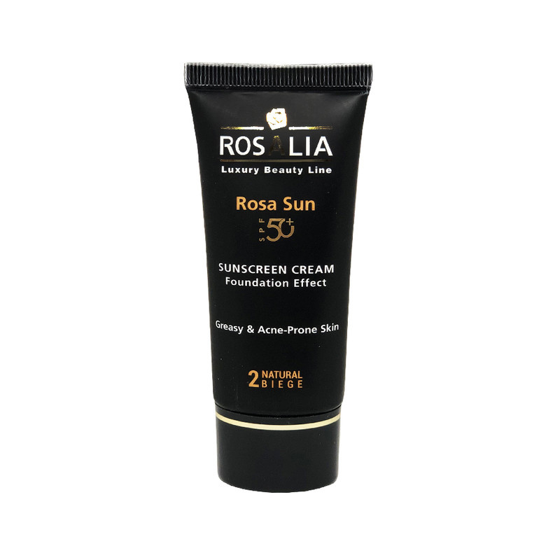 کرم ضد آفتاب رنگی رزالیا SPF 50 مدل 2 مناسب پوست های چرب و مختلط حجم 40 میلی لیتر کرم ضد آفتاب رنگی رزالیا SPF 50 مدل 2 مناسب پوست های چرب و مختلط حجم 40 میلی لیتر