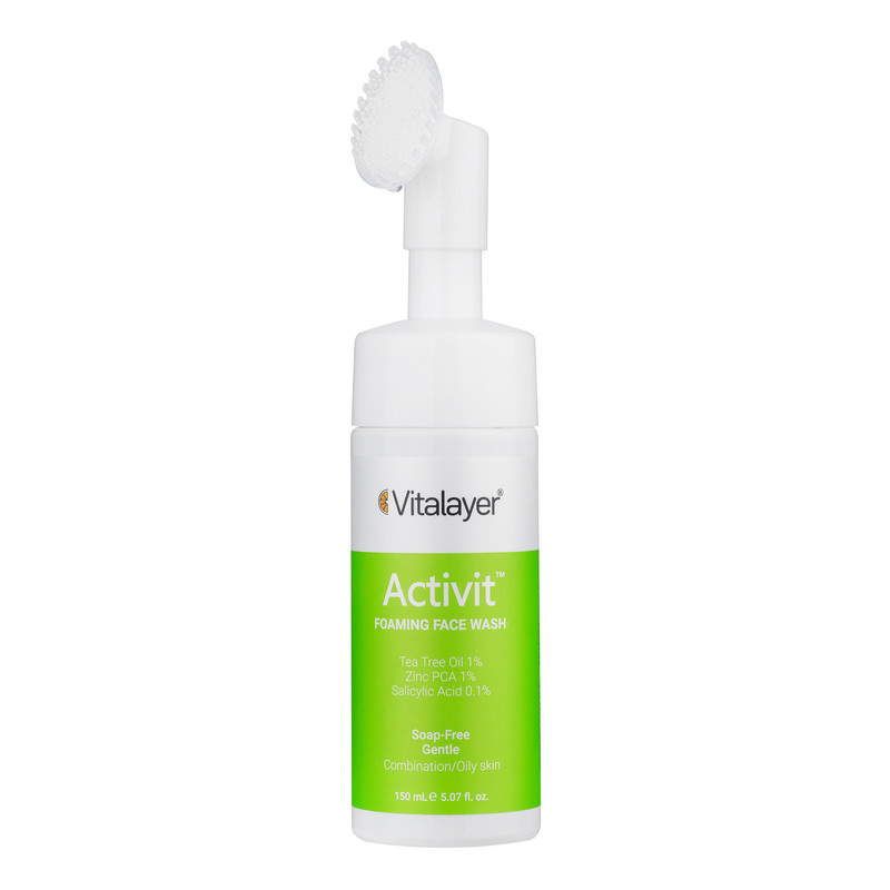 فوم شستوشوی صورت ویتالیر مدل Activit مناسب پوستهای مختلط و چرب حجم 150 میلیلیتر فوم شستوشوی صورت ویتالیر مدل Activit مناسب پوستهای مختلط و چرب حجم 150 میلیلیتر