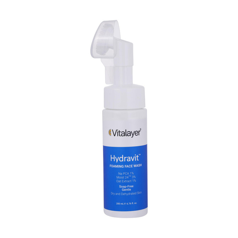 فوم شستوشوی صورت ویتالیر مدل Hydravit مناسب برای پوست خشک حجم 200 میلیلیتر فوم شستوشوی صورت ویتالیر مدل Hydravit مناسب برای پوست خشک حجم 200 میلیلیتر