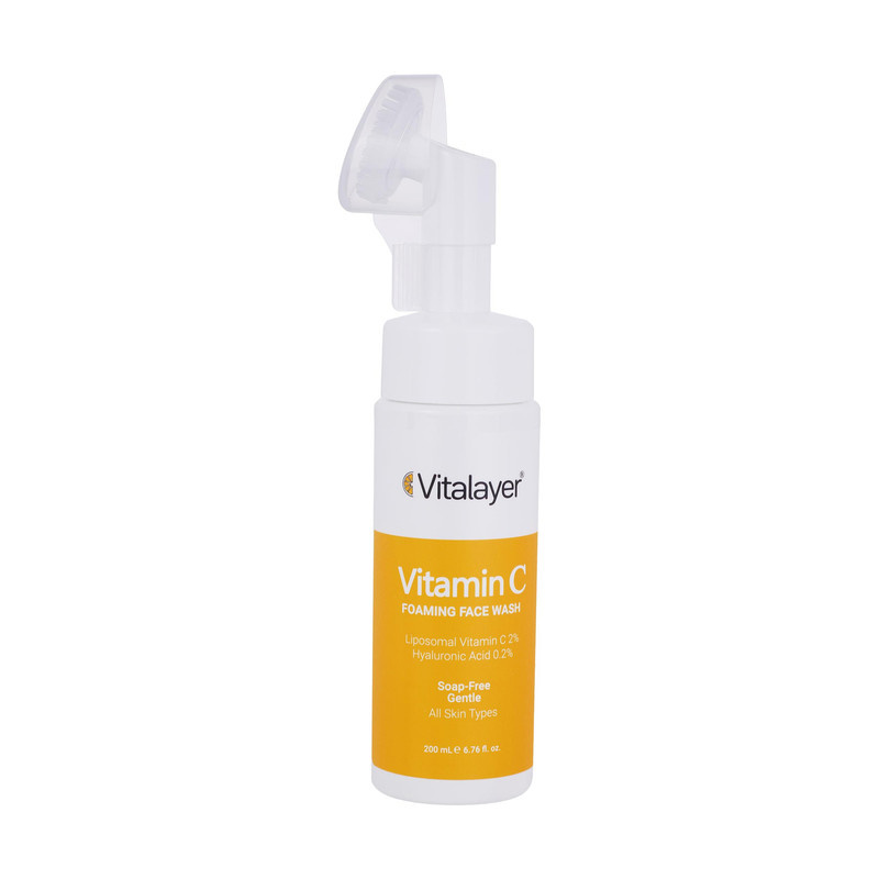 فوم شستوشوی صورت ویتالیر مدل Vitamin C مناسب برای انواع پوست حجم 200 میلیلیتر فوم شستوشوی صورت ویتالیر مدل Vitamin C مناسب برای انواع پوست حجم 200 میلیلیتر