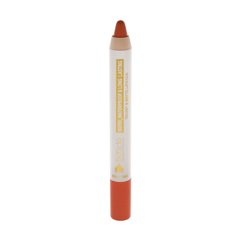رژ لب مدادی مات دیفکتو مدل Waterproof شماره 8