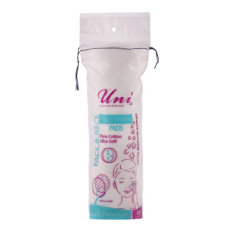 پد پاک کننده آرایش یونی لد مدل Ultra Soft سه بسته 80 عددی پد پاک کننده آرایش یونی لد مدل Ultra Soft سه بسته 80 عددی