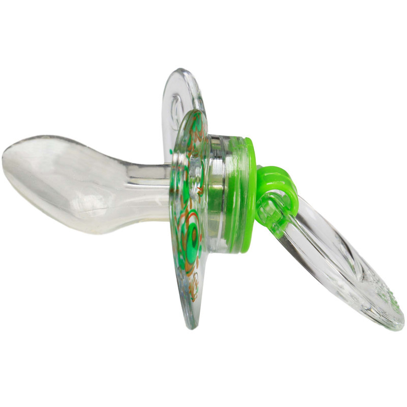 پستانک ارتودنسی وی کر مدل دسته دار شفاف چاپدار happy سایز 0-6 ماه کد P115 پستانک ارتودنسی وی کر مدل دسته دار شفاف چاپدار happy سایز 0-6 ماه کد P115