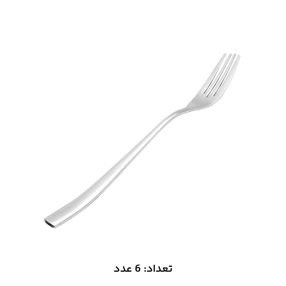 قاشق و چنگال ام جی اس 12 عددی براق کد DF-043 قاشق و چنگال ام جی اس 12 عددی براق کد DF-043
