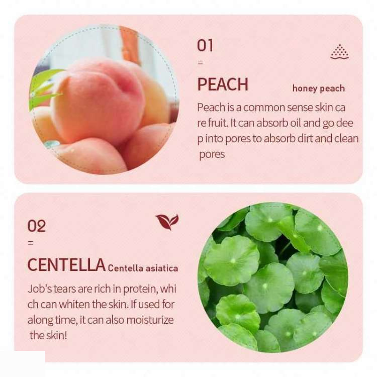 ماسک صورت سادور مدل Peach Bubble وزن 100 گرم