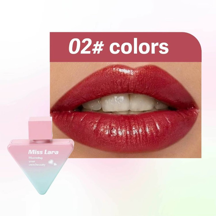 رژ لب مایع میس لارا مدل مثلثی کد 02