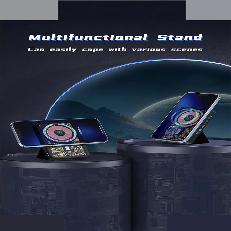 پاوربانک رسی مدل Magnetic charging MARS SERIES ظرفیت 5000 میلی آمپر ساعت پاوربانک رسی مدل Magnetic charging MARS SERIES ظرفیت 5000 میلی آمپر ساعت