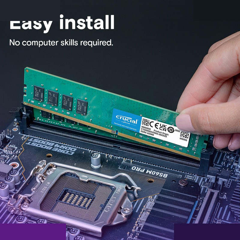 رم کامپیوتر کروشیال DDR4 تک کاناله 16 گیگابایت 3200 مگاهرتز CL22 ولتاژ 1.2 ولت مدل PC4-25600 U-DIMM رم کامپیوتر کروشیال DDR4 تک کاناله 16 گیگابایت 3200 مگاهرتز CL22 ولتاژ 1.2 ولت مدل PC4-25600 U-DIMM