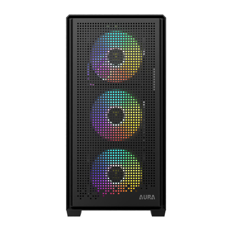 کیس کامپیوتر گیمینگ گیم دیاس مدل AURA GC105 کیس کامپیوتر گیمینگ گیم دیاس مدل AURA GC105