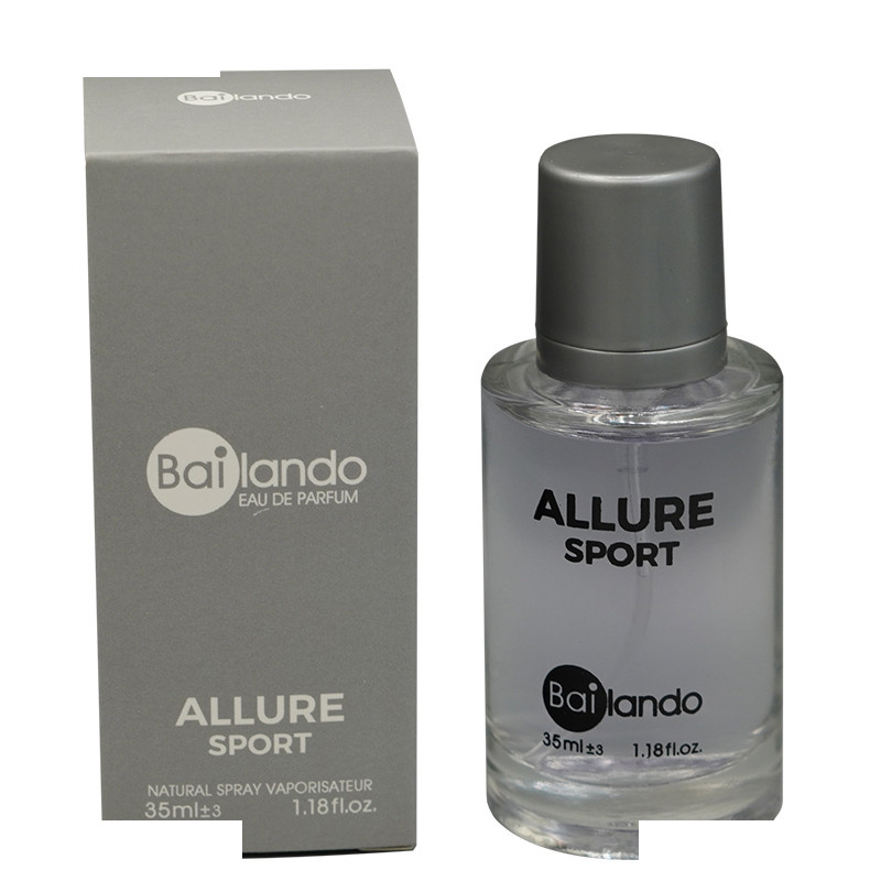 عطر جیبی مردانه بایلندو مدل آلور اسپورت ALLURE SPORT با رایحه شیرین عطر جیبی مردانه بایلندو مدل آلور اسپورت ALLURE SPORT با رایحه شیرین