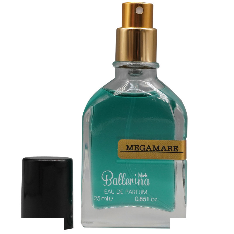 عطر جیبی زنانه بالرینا مدل مگاماره MEGAMARE با رایحه خنک، تلخ عطر جیبی زنانه بالرینا مدل مگاماره MEGAMARE با رایحه خنک، تلخ