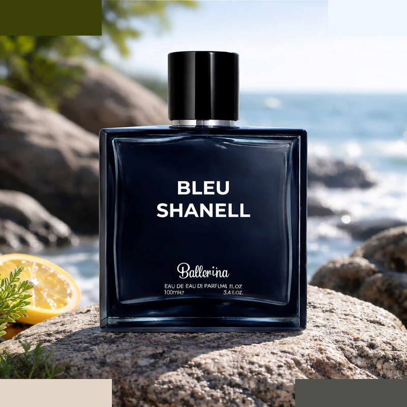 ادوپرفیوم مردانه بالرینا مدل BLEU SHANELL با رایحه خنک ادوپرفیوم مردانه بالرینا مدل BLEU SHANELL با رایحه خنک