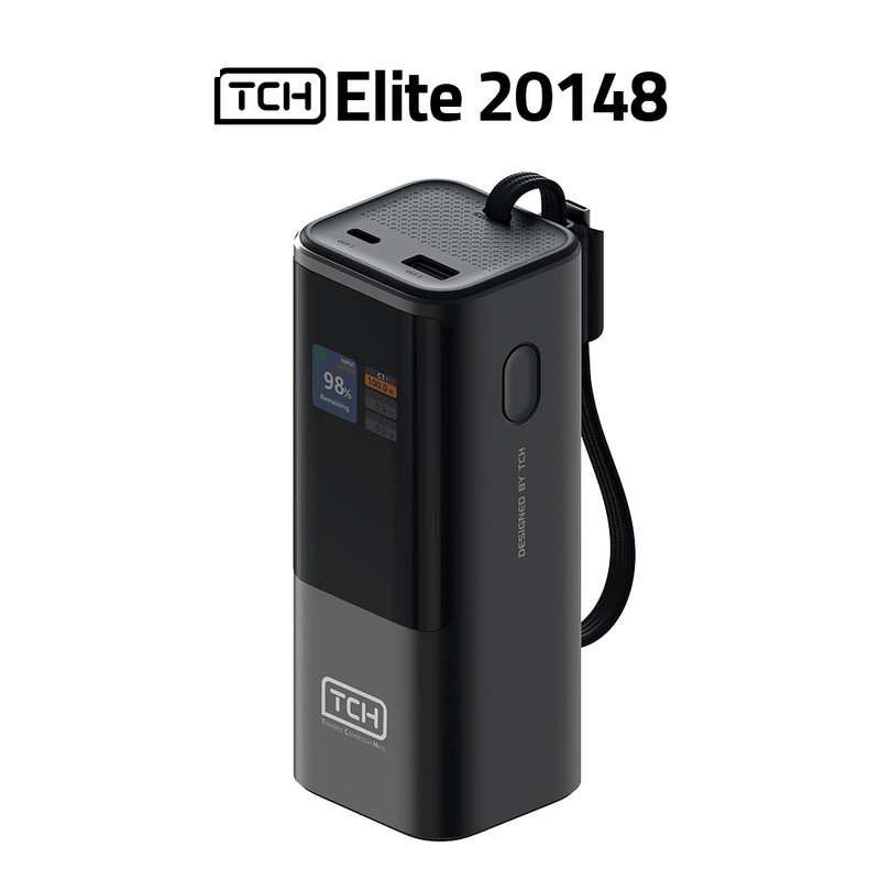 پاوربانک 148 وات تی سی اچ مدل Elite 20148 ظرفیت 20000 میلیآمپرساعت پاوربانک 148 وات تی سی اچ مدل Elite 20148 ظرفیت 20000 میلیآمپرساعت