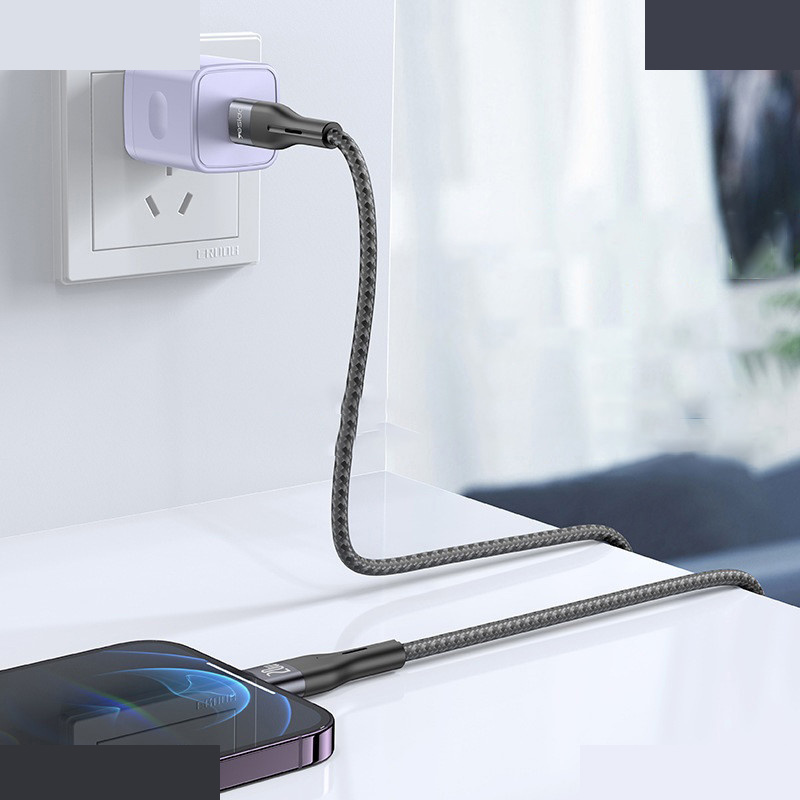 کابل تبدیل تایپ سی به لایتنینگ یسیدو مدل CA155 20W طول 1 متر کابل تبدیل تایپ سی به لایتنینگ یسیدو مدل CA155 20W طول 1 متر