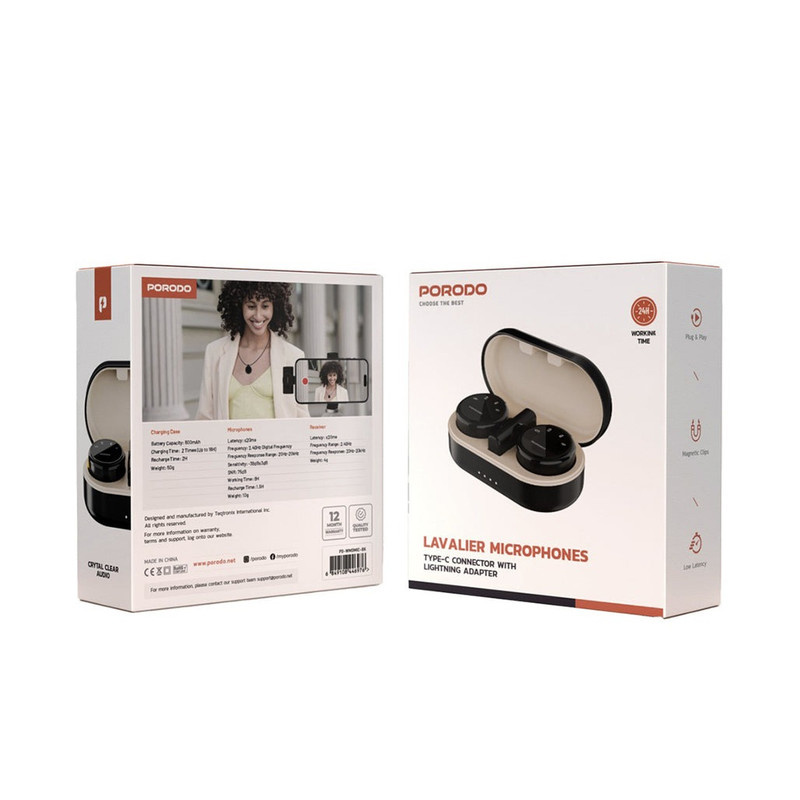 میکروفن یقه ای پرودو مدل PD-WMDMIC-BK میکروفن یقه ای پرودو مدل PD-WMDMIC-BK