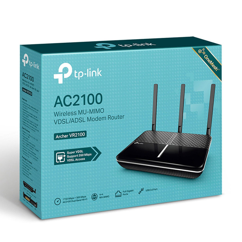 مودم روتر VDSL/ADSL تی پی-لینک مدل Archer VR2100 مودم روتر VDSL/ADSL تی پی-لینک مدل Archer VR2100