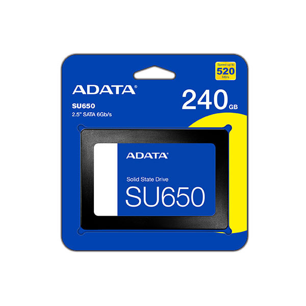 اس اس دی اینترنال SATA III ای دیتا مدل SU650 ظرفیت 240 گیگابایت اس اس دی اینترنال SATA III ای دیتا مدل SU650 ظرفیت 240 گیگابایت