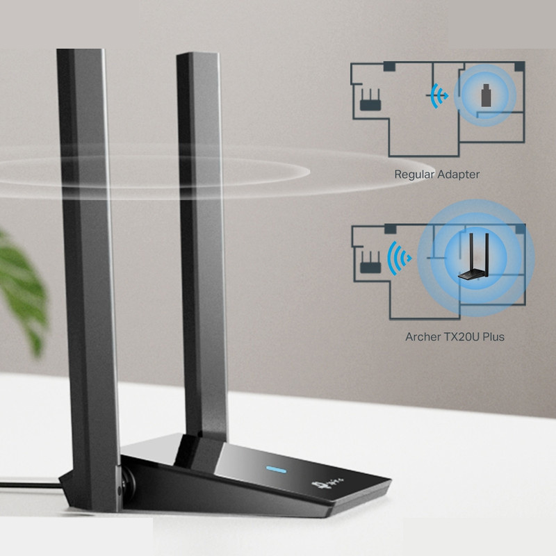 کارت شبکه تی پی-لینک مدل Archer TX20U Plus، AX1800 Mbps کارت شبکه تی پی-لینک مدل Archer TX20U Plus، AX1800 Mbps