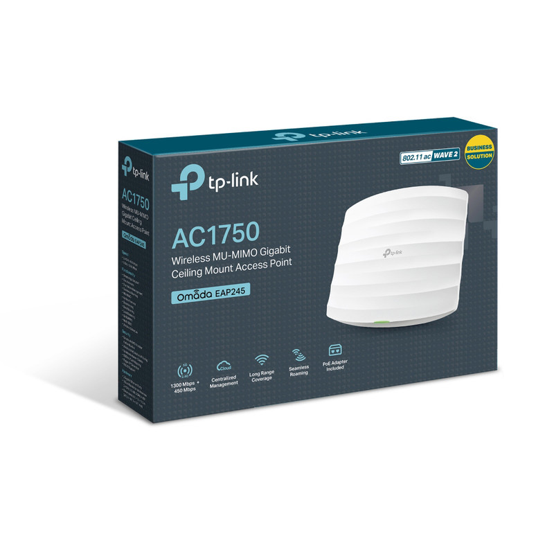 اکسس پوینت بیسیم تی پی-لینک مدل EAP245-AC1750 اکسس پوینت بیسیم تی پی-لینک مدل EAP245-AC1750