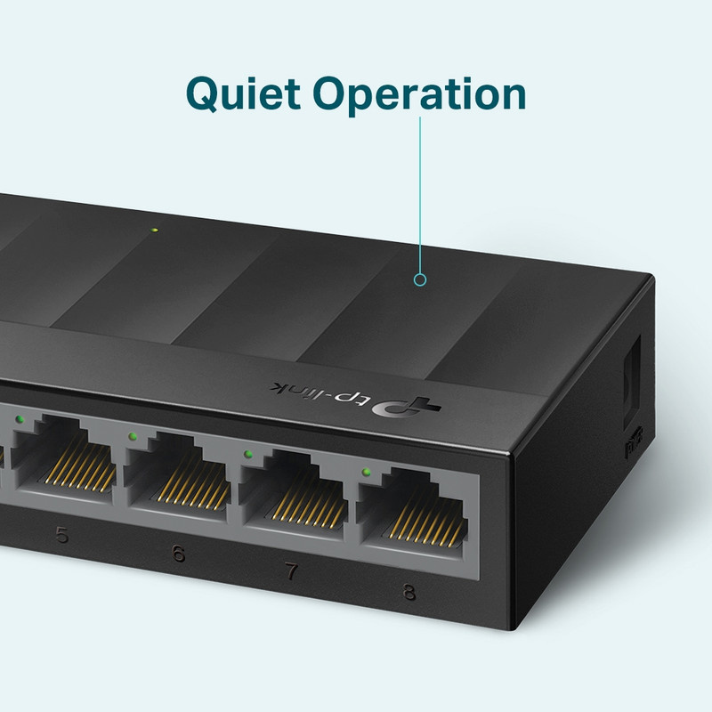 سوییچ 8 پورت گیگابیتی و دسکتاپ تی پی-لینک مدل LS1008G سوییچ 8 پورت گیگابیتی و دسکتاپ تی پی-لینک مدل LS1008G