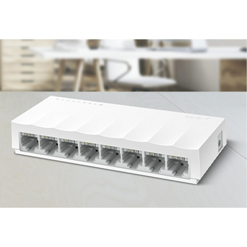 سوییچ 8 پورت مگابیتی و دسکتاپ تی پی-لینک مدل LS1008 سوییچ 8 پورت مگابیتی و دسکتاپ تی پی-لینک مدل LS1008