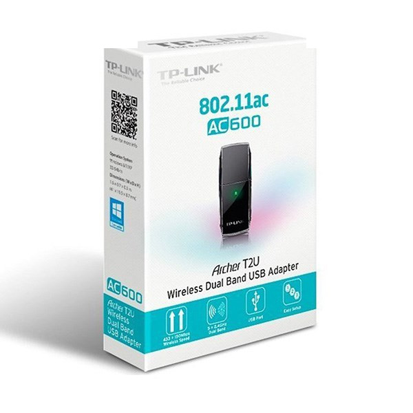 کارت شبکه USB وایرلس و دوبانده تیپی-لینک مدل Archer T2U