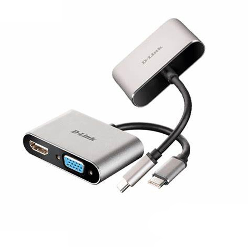 مبدل USB-C به VGA/HDMI دی-لینک مدل DUB-V210 مبدل USB-C به VGA/HDMI دی-لینک مدل DUB-V210