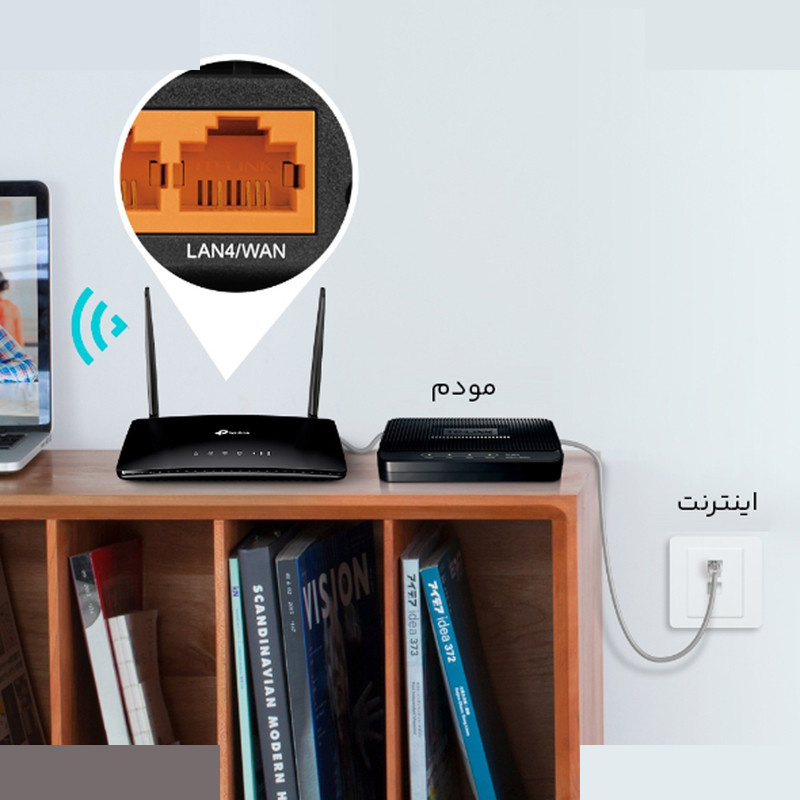 مودم روتر بیسیم 4G LTE تیپیلینک مدل TL-MR6400 مودم روتر بیسیم 4G LTE تیپیلینک مدل TL-MR6400