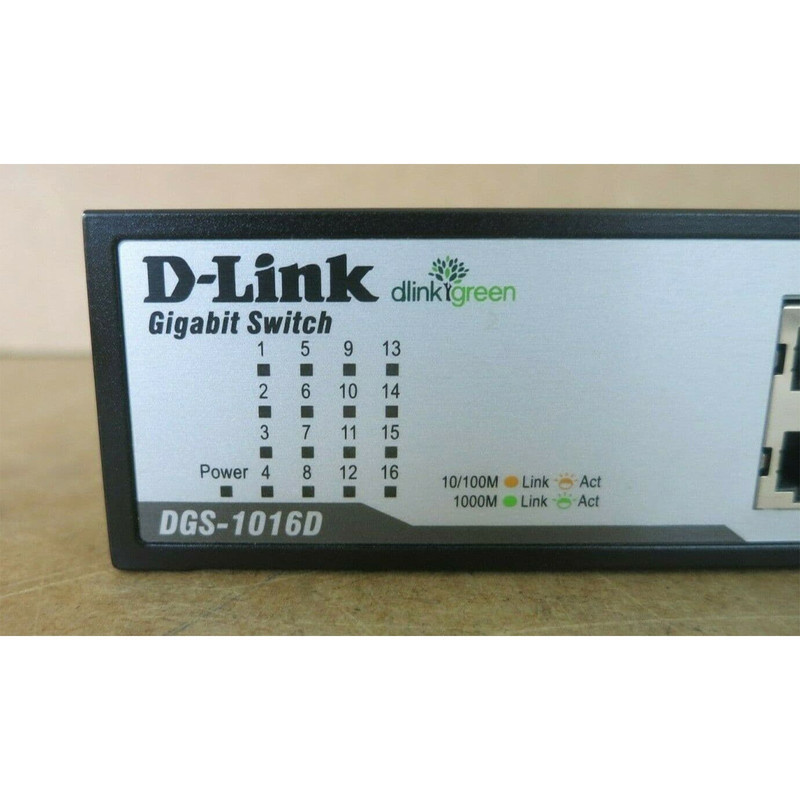 سوییچ 16 پورت گیگابیتی، غیر مدیریتی و دسکتاپ دی-لینک مدل DGS-1016D سوییچ 16 پورت گیگابیتی، غیر مدیریتی و دسکتاپ دی-لینک مدل DGS-1016D
