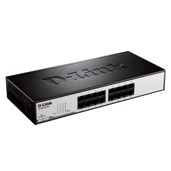 سوییچ 16 پورت غیر مدیریتی و دسکتاپ دی-لینک مدل DES-1016D سوییچ 16 پورت غیر مدیریتی و دسکتاپ دی-لینک مدل DES-1016D