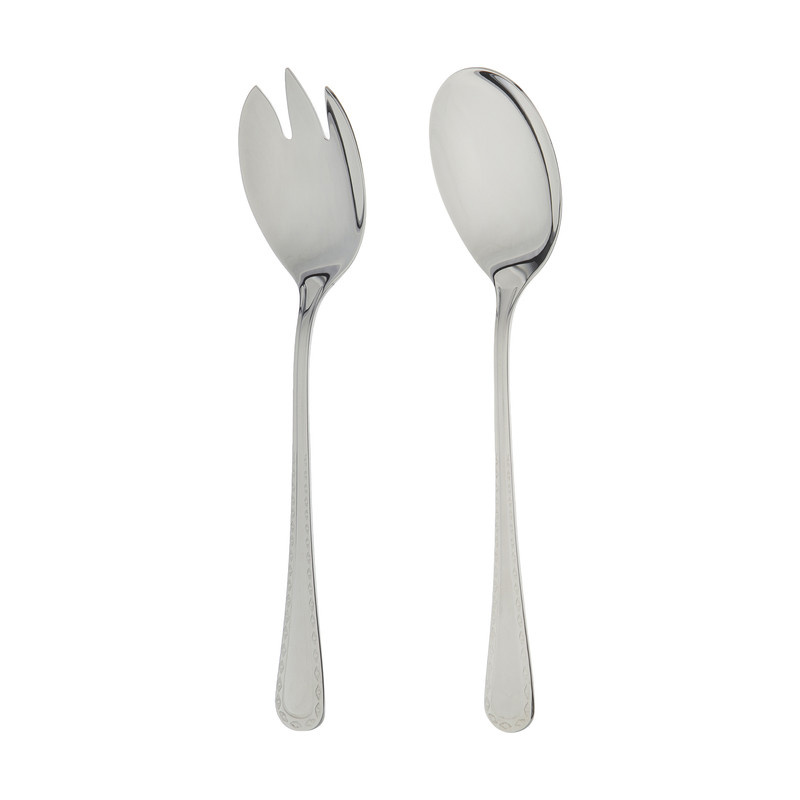 قاشق و چنگال سرو سالاد ناب استیل مدل برلین کد SZ-300-02 قاشق و چنگال سرو سالاد ناب استیل مدل برلین کد SZ-300-02