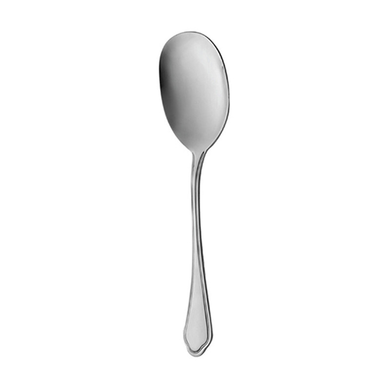 قاشق خورش خوری ناب استیل مدل ونیز قاشق خورش خوری ناب استیل مدل ونیز
