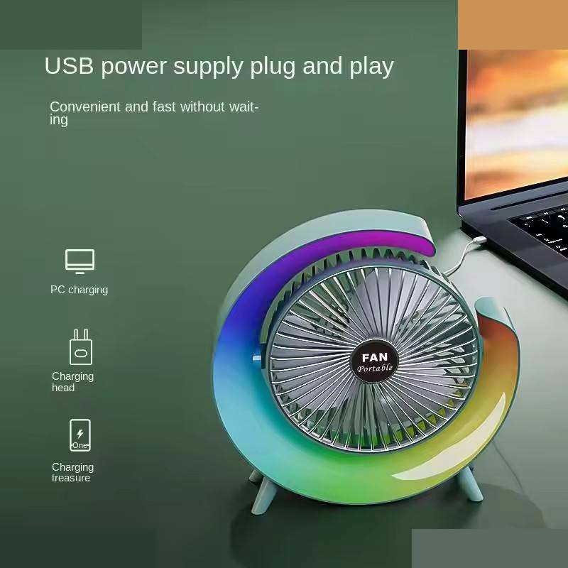 پنکه شارژی مدل Desktop Fan پنکه شارژی مدل Desktop Fan