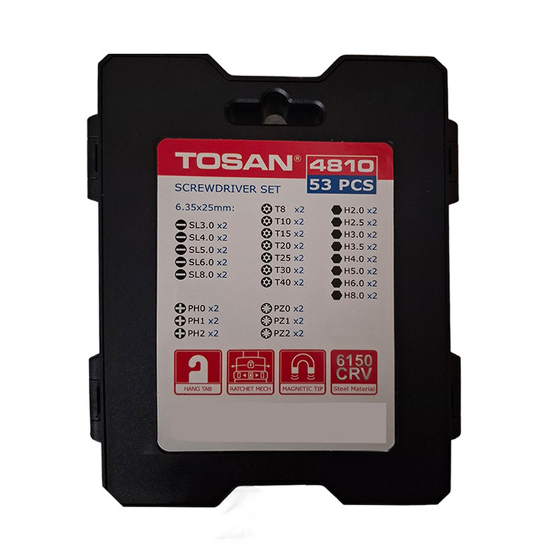 پیچ گوشتی توسن مدل 4810 مجموعه 53 عددی