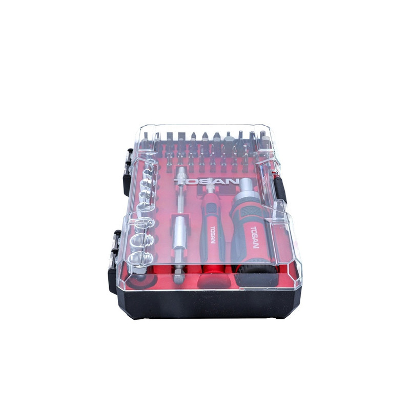 پیچ گوشتی معمولی،ساعتی و بکس توسن مدل T4820K بسته 55 عددی پیچ گوشتی معمولی،ساعتی و بکس توسن مدل T4820K بسته 55 عددی