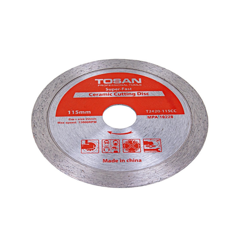 صفحه برش گرانیت توسن مدل T2416-115GC سایز 115 میلیمتر صفحه برش گرانیت توسن مدل T2416-115GC سایز 115 میلیمتر