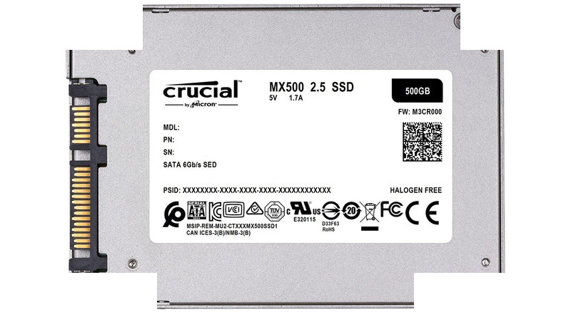 اس اس دی اینترنال کروشیال مدل MX500 ظرفیت 500 گیگابایت اس اس دی اینترنال کروشیال مدل MX500 ظرفیت 500 گیگابایت